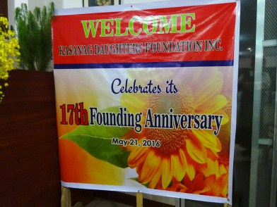 Founding Anniversary of Kasanag Daughters Foundation