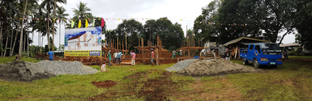 Dansolihon Chaplaincy begins construction of a new church