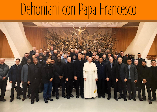 Dehoniani con Papa Francesco