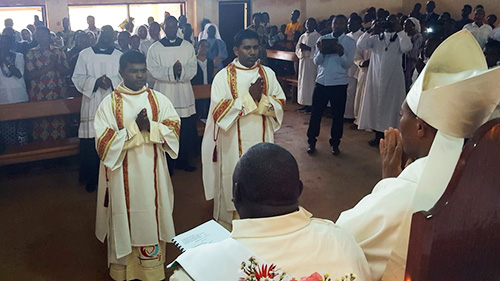 Ordination diaconale de José et Anthony