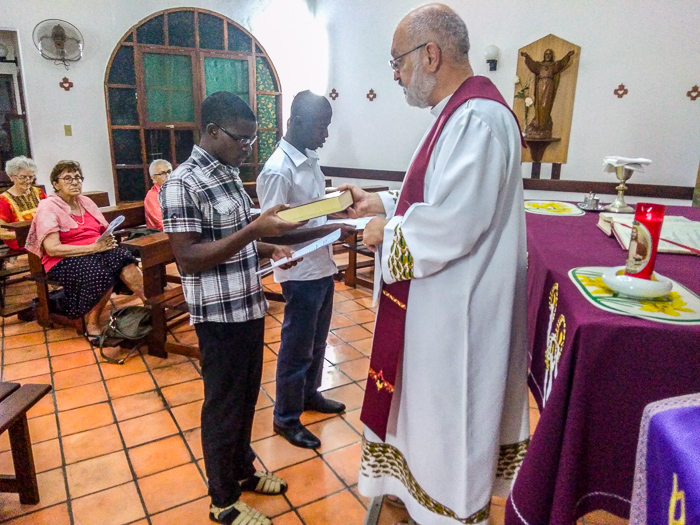 Mozambique: reception of two new postulants