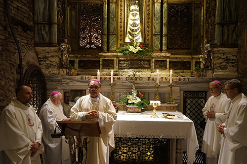 The Dehonian bishops in Loreto and Quarticciolo