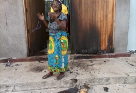 Incendio en la parroquia de San Clemente en la República Democrática del Congo
