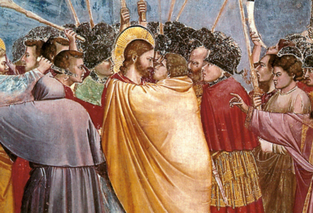 Jésus fait un dernier effort pour sauver Judas au moment de la trahison