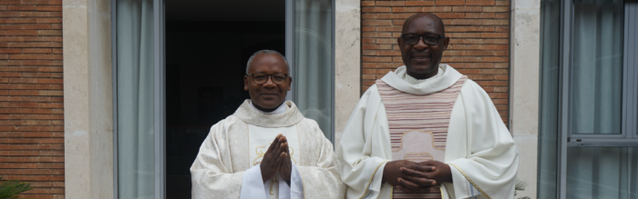 Il Collegio internazionale di Roma festeggia p. Gilbert e p. Guy