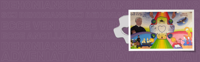 Fresque du Jubilé Dehonien au Chili — Colegio San Juan Evangelista