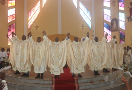 Eight new priests in Cameroon