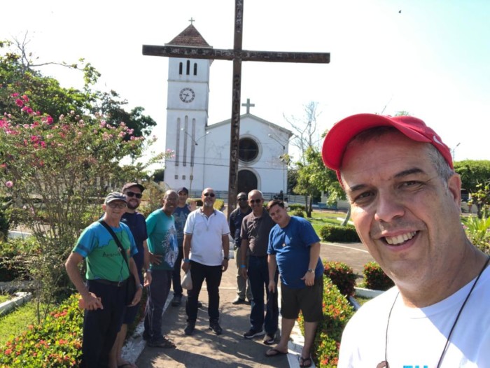 Avec les confrères du Brésil