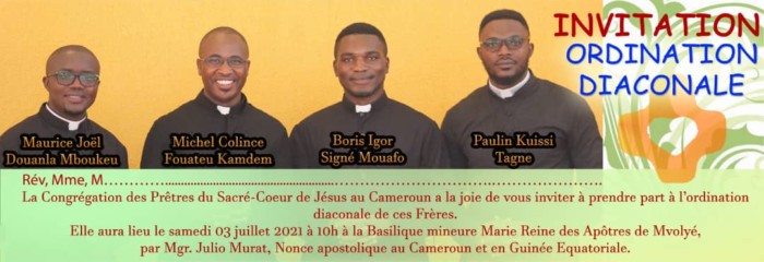 Diaconal Ordination In Cameroon