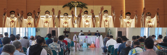 Asamblea provincial y nuevos sacerdotes en Indonesia