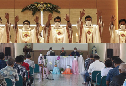 Asamblea provincial y nuevos sacerdotes en Indonesia